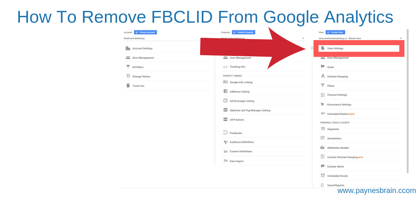 How to Remove FBCLID From Google Analytics - Step 1